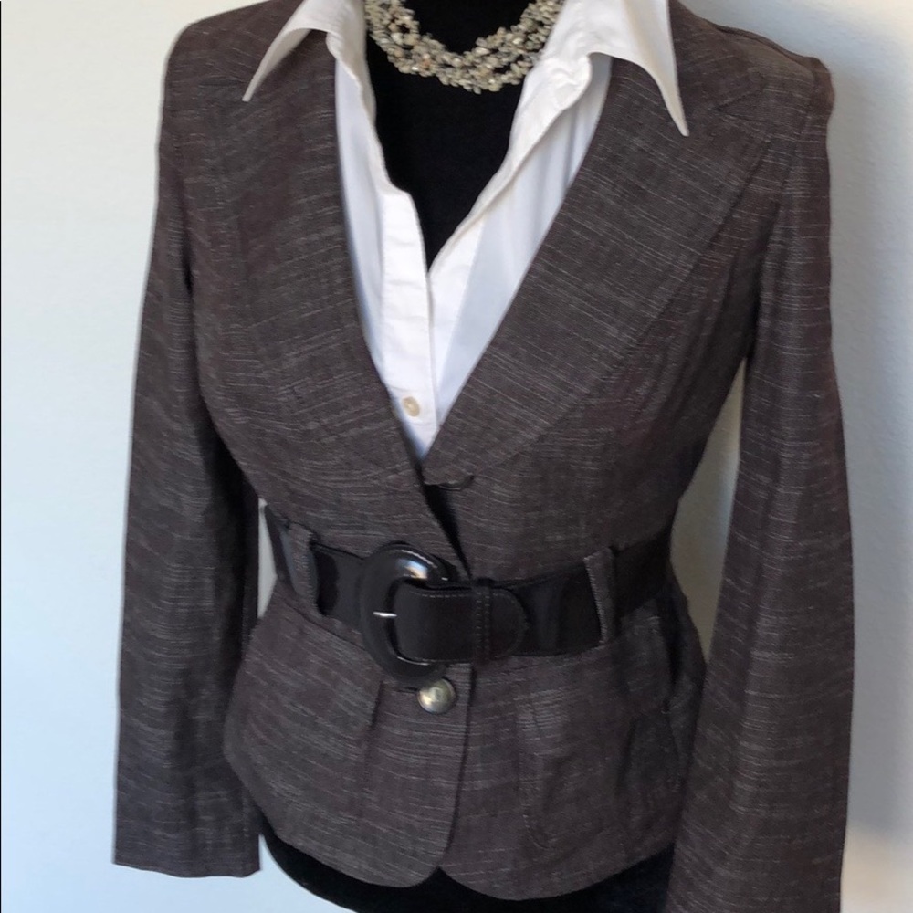 Brown Blazer w/ Belt